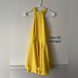 Yellow romper